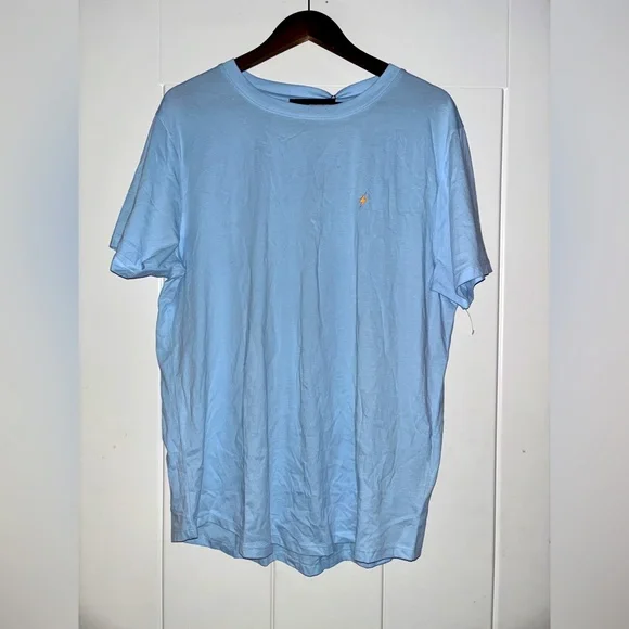 Jared Lang Crewneck Short Sleeve Peruvian Cotton T-Shirt Men L NEW Closet Basic - Picture 1 of 10